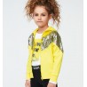 Bluza z kapturem dziewczęca iDO J504-1434 kolor żółty