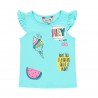 Koszulka dzianinowa dla dziewczynki Boboli 429106-2466 kolor niebieski