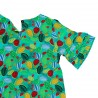 Wiskozowa sukienka dla dziewczynki Boboli 439017-9282 kolor kolorowy