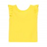Dzianinowa koszulka dla dziewczynki Boboli 499035-1138 kolor cytrynowy