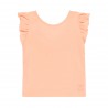 Dzianinowa koszulka dla dziewczynki Boboli 499035-3665 kolor brzoskwinia