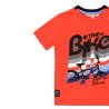 Dzianinowa koszulka dla chłopca Boboli 509161-3654 kolor czerwony