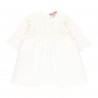 Sukienka z gipiury dla dziewczynki Boboli 709242-1111 kolor biały