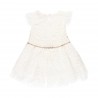 Sukienka z gipiury dziewczęca Boboli 709309-1111 kolor biały