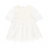 Sukienka z gipiury dla dziewczynki Boboli 729749-1111 kolor biały