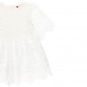 Sukienka z gipiury dla dziewczynki Boboli 729749-1111 kolor biały