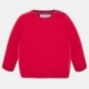 Sweter bawełniany chłopięcy Mayoral 303-37 Czerwony