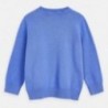 Sweter z lamówką chłopięcy Mayoral 311-75 Niebieski