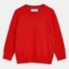 Sweter z lamówką chłopięcy Mayoral 311-79 Czerwony