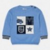 Sweter z haftem chłopięcy Mayoral 1321-49 Niebieski