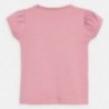 Koszulka bawełniana dla dziewczynki Mayoral 3009-38 Różowy