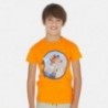 Koszulka z krótkim rękawem chłopięca Mayoral 6065-10 Pomarańczowy