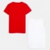 Komplet 2 koszulki dla chłopca Mayoral 6072-74 Czerwony