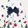 Sukienka w kwiaty dla dziewczynki Mayoral 1918-97 Granatowy