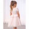 Sukienka żakardowa dla dziewczynek Abel & Lula 5009-2 różowa