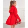 Płaszcz elegancki dla dziewczynek Abel & Lula 5318-91 czerwony