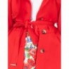 Płaszcz elegancki dla dziewczynek Abel & Lula 5318-91 czerwony