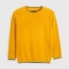 Sweter z lamówką chłopięcy Mayoral 350-39 Żółty