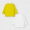 Komplet 2 koszulki dla chłopca Mayoral 2037-89 Żółty