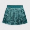 Spódnica aksamitna plisowana dziewczęca Mayoral 4955-64 zielona