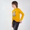 Koszulka chłopięca z długim rękawem Mayoral 7057-16 żółty