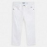 Spodnie gładkie dla chłopców Mayoral 509-11 Białe