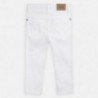 Spodnie gładkie dla chłopców Mayoral 509-11 Białe