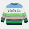 Sweter w paski dla chłopców Mayoral 1322-79 Lawendowy