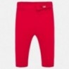 Spodnie bawełniane dla dziewczynek Mayoral 1556-91 Czerwone