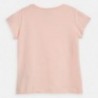 Koszulka z krótkim rękawem dziewczęca Mayoral 3012-64 różowa