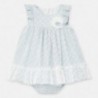 Sukienka z tiulem dla dziewczynki Mayoral 1872-77 niebieska