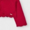 Sweterek dzianinowy dla dziewczynek Mayoral 307-54 Czerwony