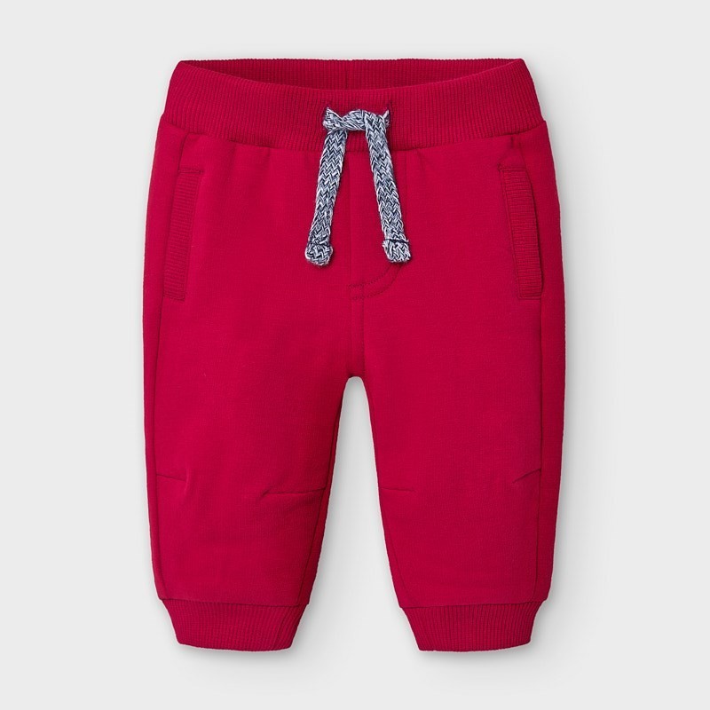 Spodnie dzianinowe dla chłopców Mayoral 719-29 Czerwone
