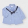 Koszula z muszką dla chłopców Mayoral 2119-32 błękitna