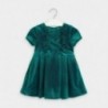 Sukienka aksamitna dla dziewczynek Mayoral 4972-91 Zielony