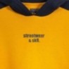 Bluza typu kangurka dla chłopców Mayoral 7458-71 żółta