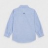 Koszula w drobny wzorek dla chłopców Mayoral 4143-38 Błękitna