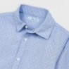 Koszula w drobny wzorek dla chłopców Mayoral 4143-38 Błękitna
