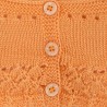 Mayoral 1317-70 Rozpinany sweterek perle Pomarańcz