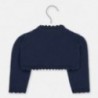 Sweterek dzianinowy dla dziewczynek Mayoral 306-87 granatowy