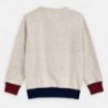 Sweter z haftem dla chłopców Mayoral 3316-87 beżowy