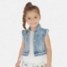 Kamizelka jeansowa dla dziewczynki Mayoral 3322-84 niebieska