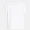Koszulka z krótkim rękawem dziewczęca Mayoral 6001-93 Biały