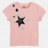 Koszulka z cekinami dziewczęca Mayoral 6022-43 Różowy