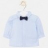Koszula elegancka z muszką chłopięca Mayoral 1142-35 Błękitny
