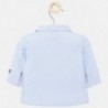 Koszula elegancka z muszką chłopięca Mayoral 1142-35 Błękitny