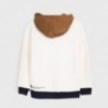 Bluza z kapturem chłopięca Mayoral 7454-10 Biały