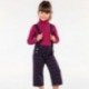 Spodnie kuloty dla dziewczynek Mayoral 4551-15 Granatowe