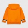 Bluza z kapturem chłopięca Mayoral 4461-41 pomarańczowy