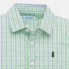Koszula w kratkę chłopięca Mayoral 1158-10 Zielony
